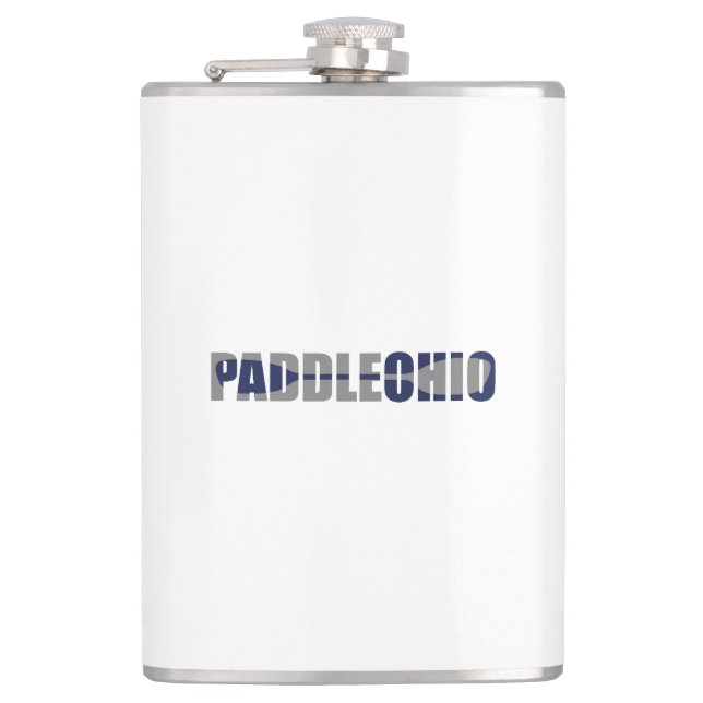 Paddle Ohio Kayaking Flask (Front)
