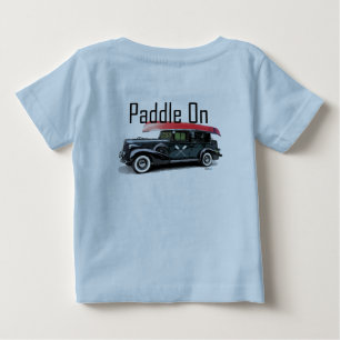 Paddle On Classic Car Design - Baby Fine Jersey T- T-Shirt