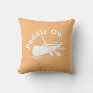 Paddle On Design - Throw Pillow 16" x 16"