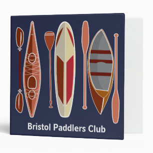 Paddle Passion 3 Ring Binder