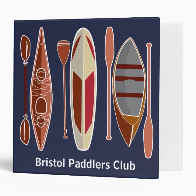 Paddle Passion 3 Ring Binder (Front/Inside)