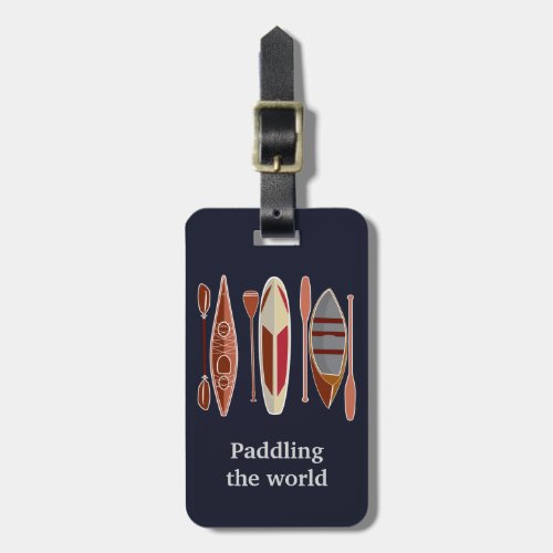 Paddle Passion Luggage Tag