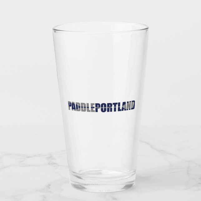 Paddle Portland Kayaking Glass (Front)