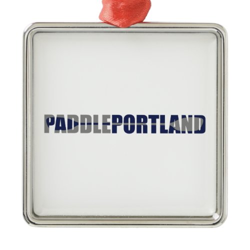 Paddle Portland Kayaking Metal Ornament
