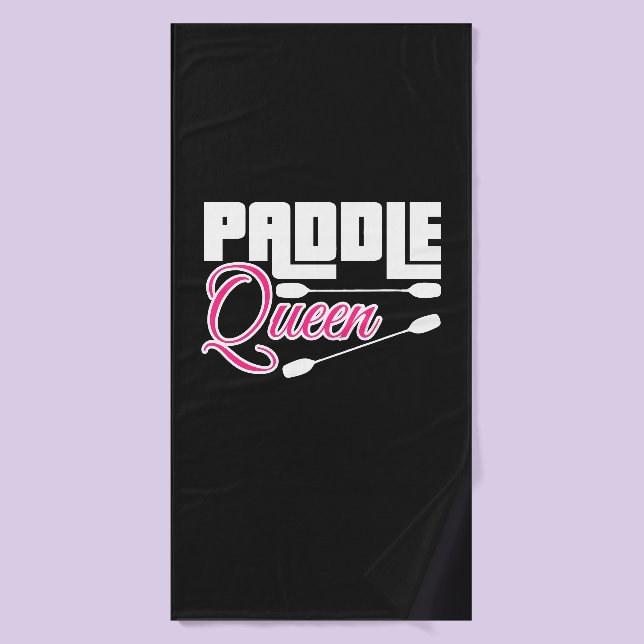 Paddle Queen Girl Kayak Bath Towel (Bath Towel)
