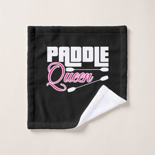 Paddle Queen Girl Kayak Wash Cloth