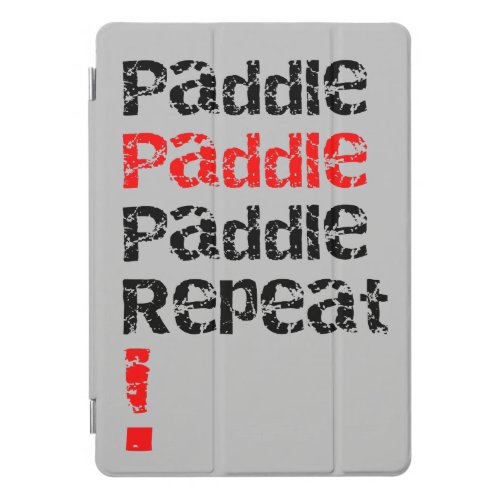 Paddle Repeat _ Stand up paddle board design  iPad Pro Cover