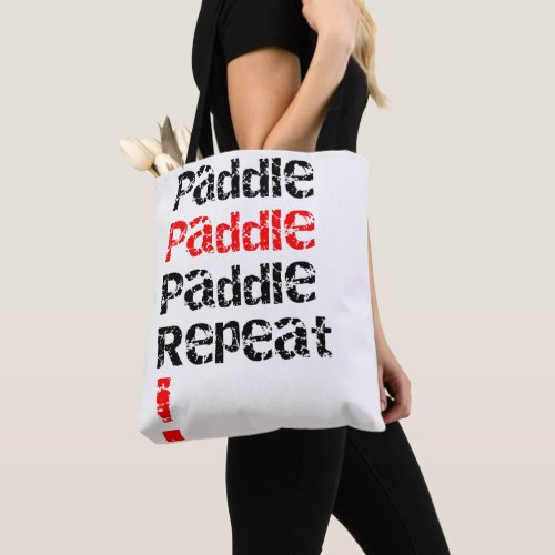 Paddle Repeat _ Stand up paddle board design  Tote Bag
