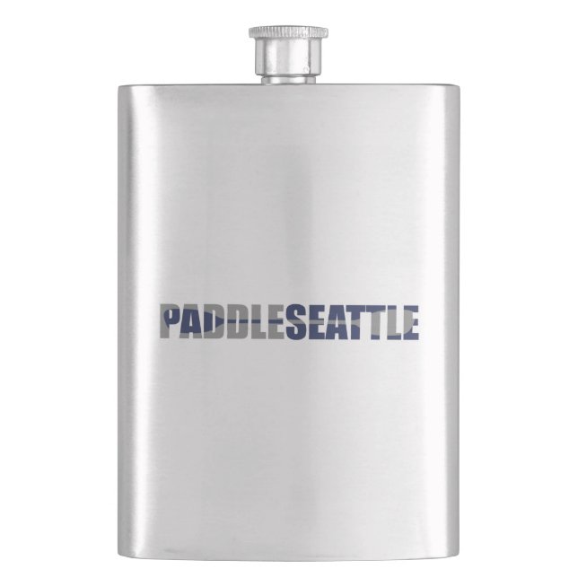 Paddle Seattle Kayaking Flask (Front)