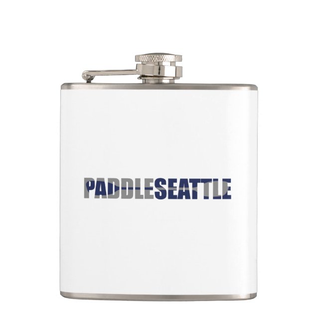 Paddle Seattle Kayaking Flask (Front)