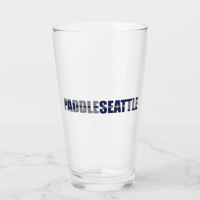 Paddle Seattle Kayaking Glass (Front)