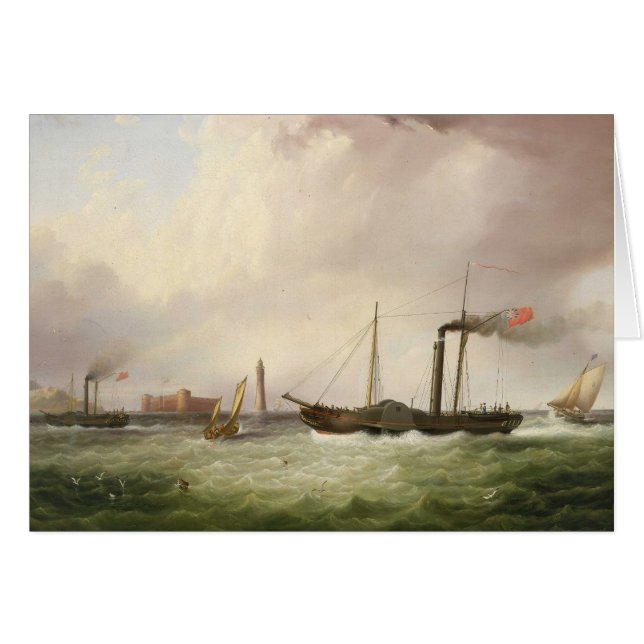 Paddle Steamer Ariel 1831 Cards (Front Horizontal)