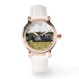 Paddle Steamer On River Watercolour,  Watch