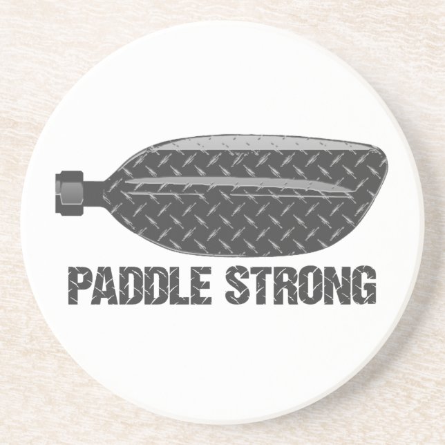 Paddle Strong Drink Coaster (Front)