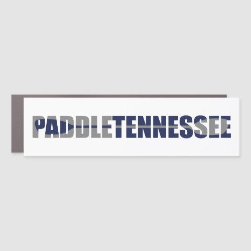 Paddle Tennessee Kayaking Car Magnet