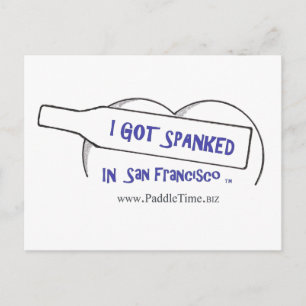 PADDLE TIME SAN FRANCISCO POSTCARD