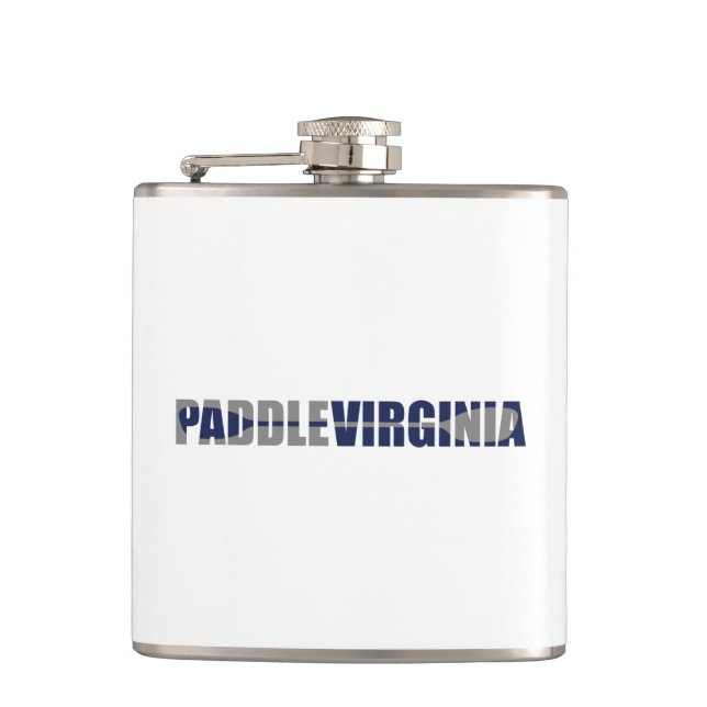 Paddle Virginia Kayaking Flask (Front)