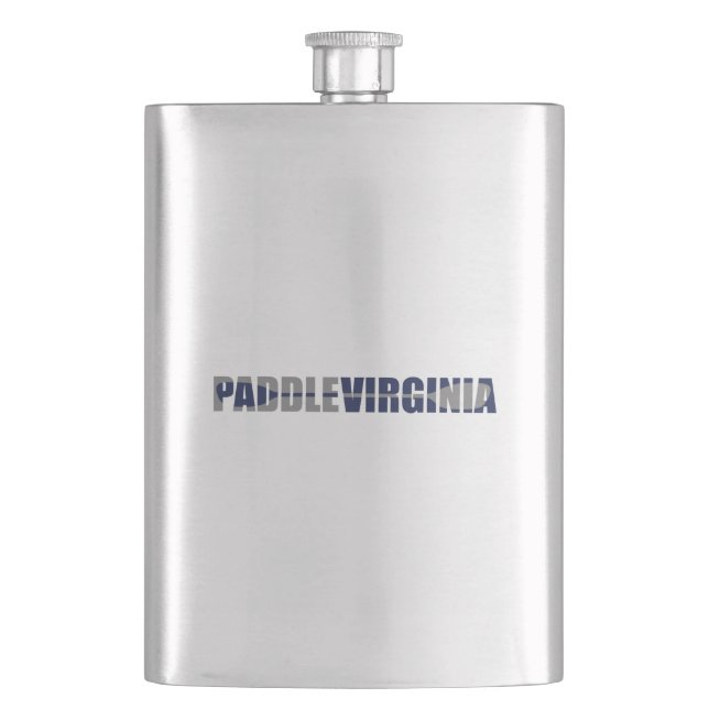 Paddle Virginia Kayaking Flask (Front)