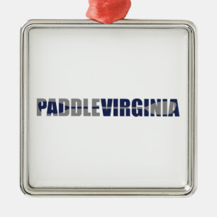Paddle Virginia Kayaking Metal Ornament