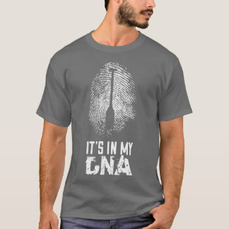 Paddle Water Sports Kayak Canoe Its in my dna T-Shirt