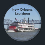 Paddle Wheeler Magnet<br><div class="desc">Choose the exact product, the color of the wording and the font. Add or remove words. Personalize it!</div>