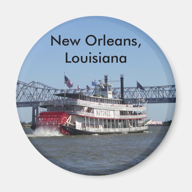 Paddle Wheeler Magnet (Front)