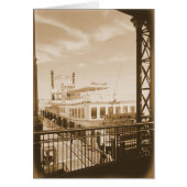 Paddle Wheeler on River (Front)