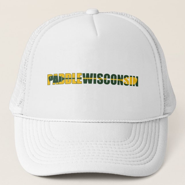 Paddle Wisconsin Kayaking Trucker Hat (Front)