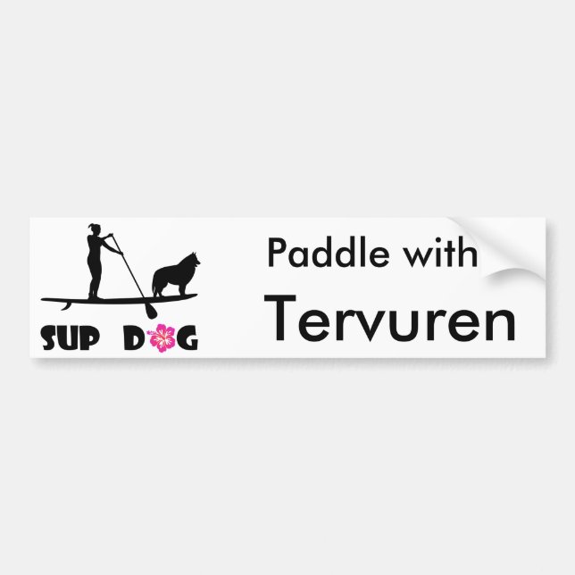 Paddle with a... bumper sticker (Front)