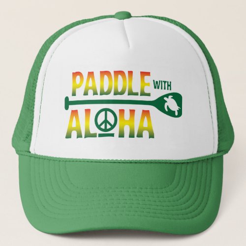 Paddle with Aloha Reggae Trucker Hat