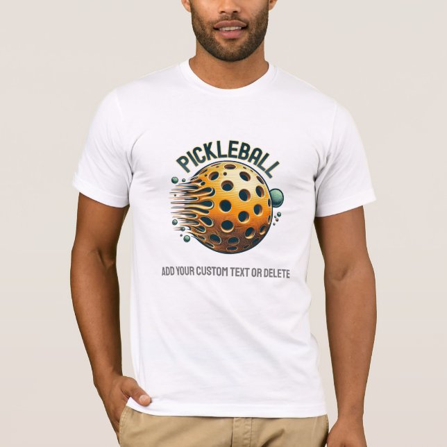Paddleball Tee Sports Lover Pickleball Player (Front)