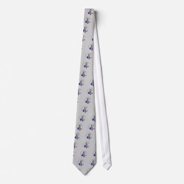 Paddleboard I'd Rather Be Paddling Neck Tie (Front)
