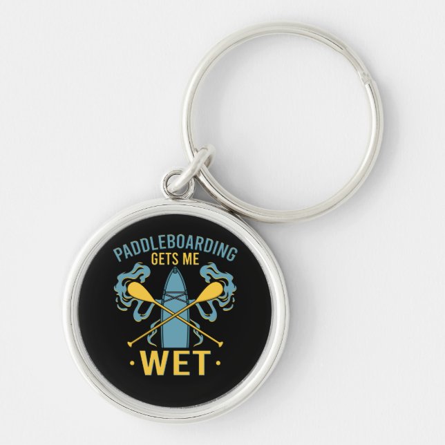 Paddleboard Paddleboarding Keychain (Front)