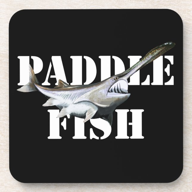 Paddlefish Beverage Coaster (Front)