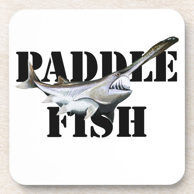 Paddlefish Beverage Coaster (Front)