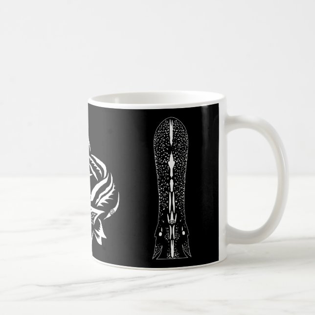 Paddlefish & Rostrum Design Coffee Mug (Right)