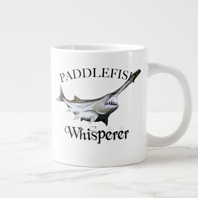 Paddlefish Whisperer Giant Coffee Mug (Right)