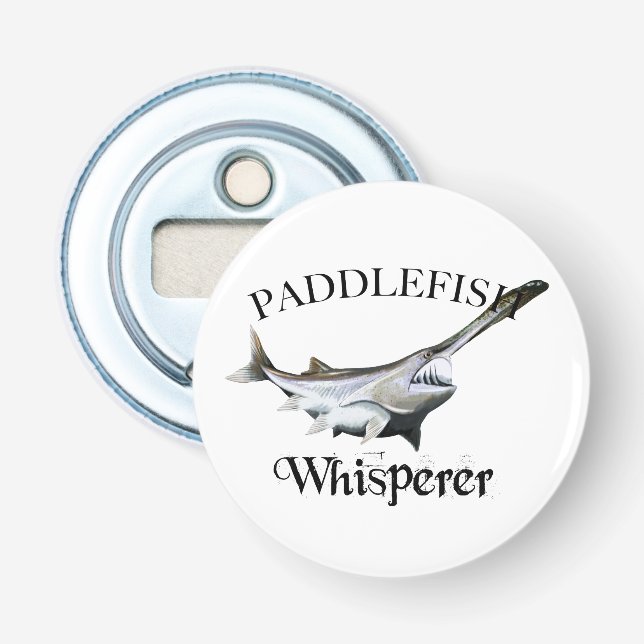 Paddlefish Whisperer Light Bottle Opener (Front)