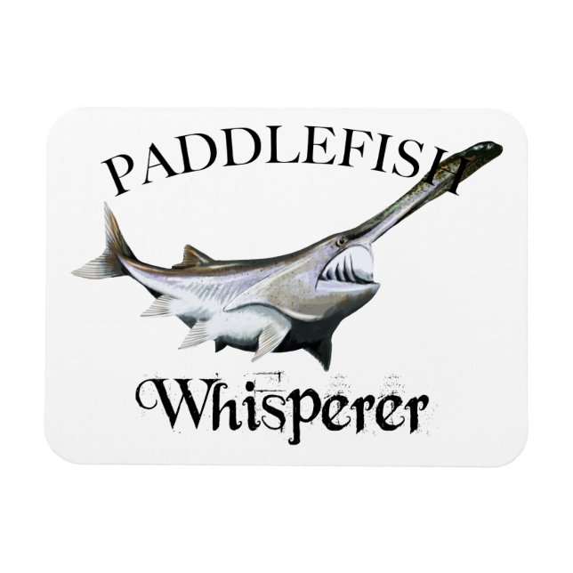 Paddlefish Whisperer Magnet (Horizontal)