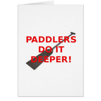 Paddlers Do It Deeper Dragon Boat Gear Cards