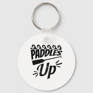 Paddles Up Design Dragon Boat  Keychain