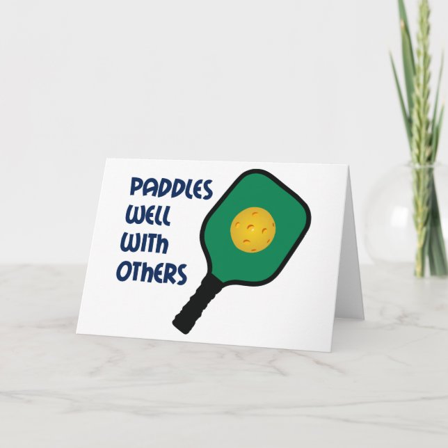 Paddles Well Card (Front)