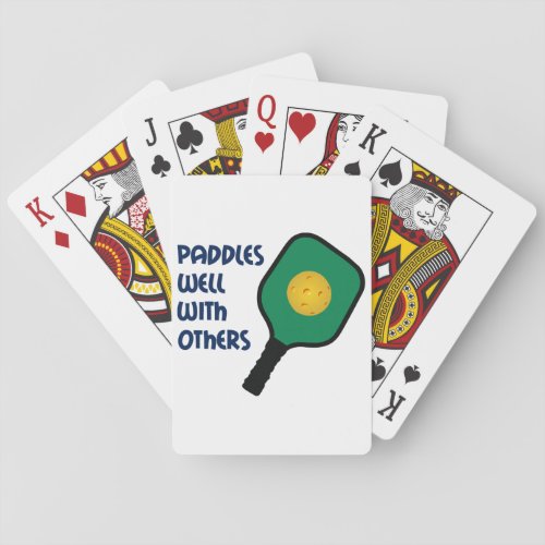 Paddles Well Poker Cards