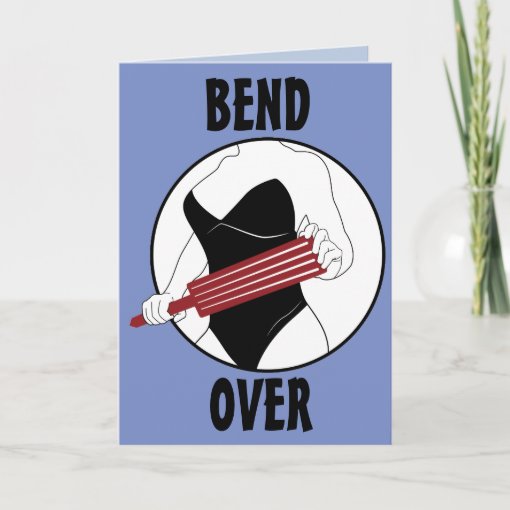 Paddling Birthday Card Woman With Paddle Funny Zazzle