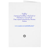 'Paddling' Card (Back)