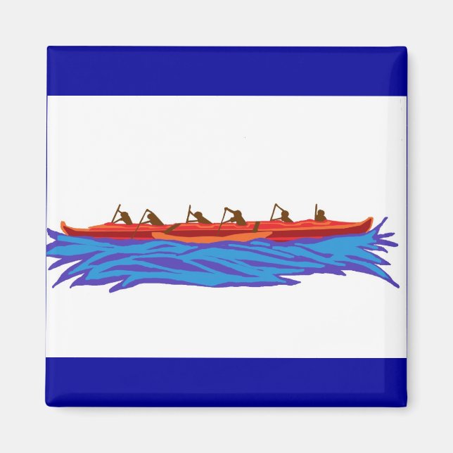 Paddling crew magnet (Front)