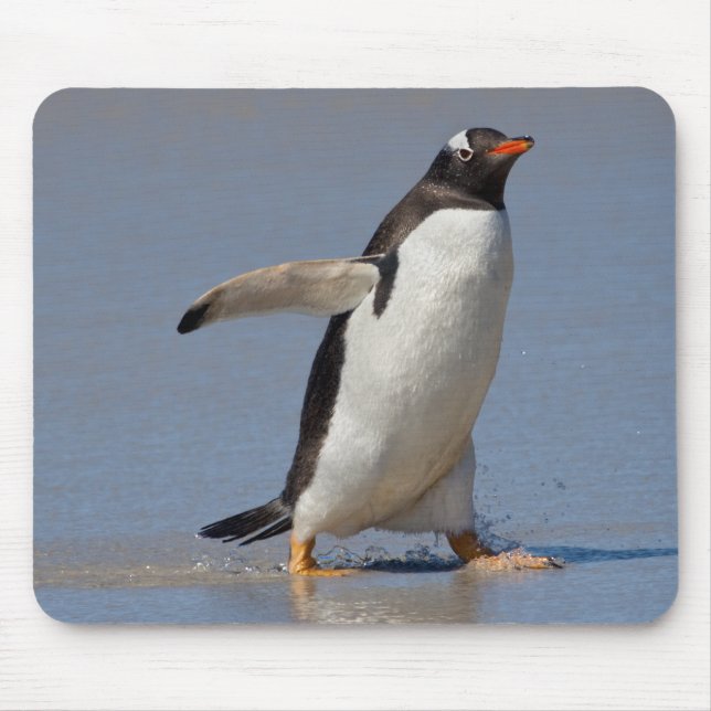 Paddling Gentoo Mousemat Mouse Pad (Front)