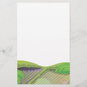 Paddy field stationery
