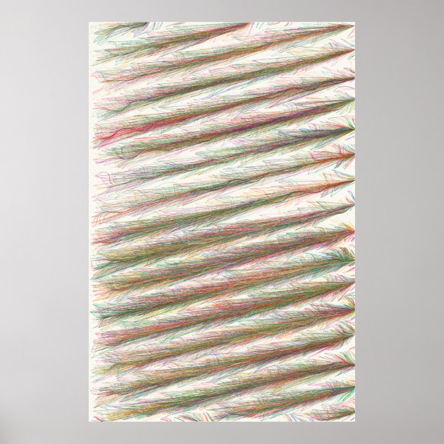 Paddy Fields Pattern  Poster (Front)