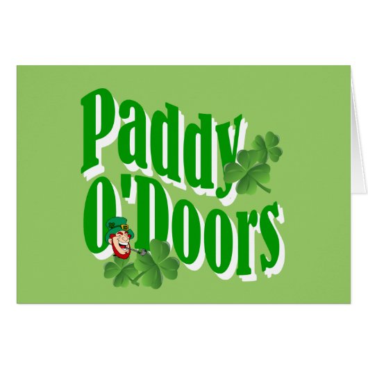 Paddy O'Doors Cards (Front Horizontal)